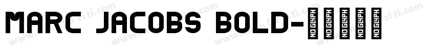 Marc Jacobs Bold字体转换
